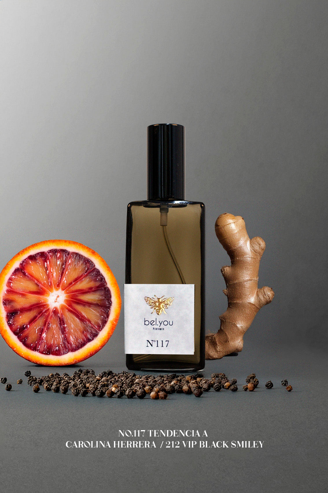 No.117 Tendencia a Carolina Herrera / 212 VIP BLACK SMILEY